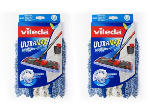 Vileda 2x Náhrada Pro Mop Ultramax Ultramat MicroCotton