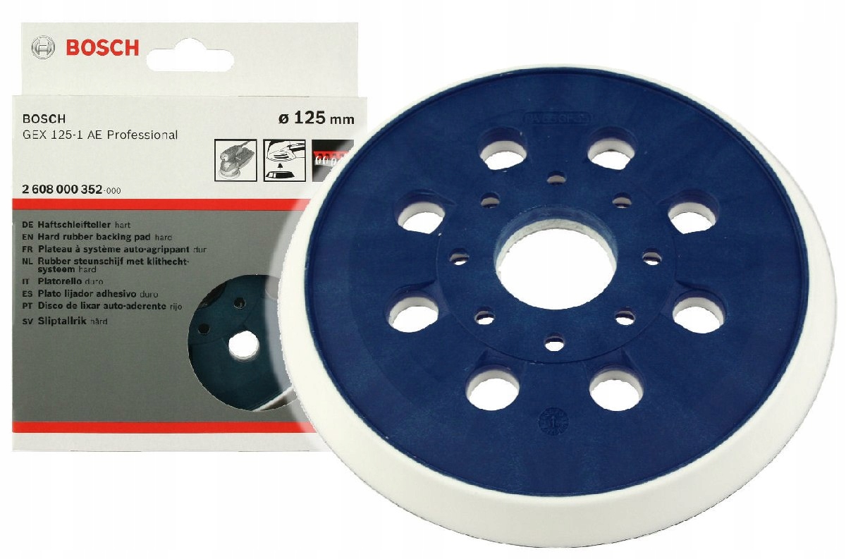 

Bosch Talerz szlifierski 125mm Twardy Gex 125-1AE