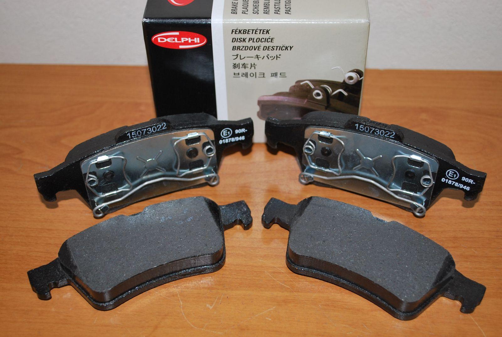 KLOCKI HAMULCOWE OPEL VECTRA C TYŁ DELPHI Producent części Delphi