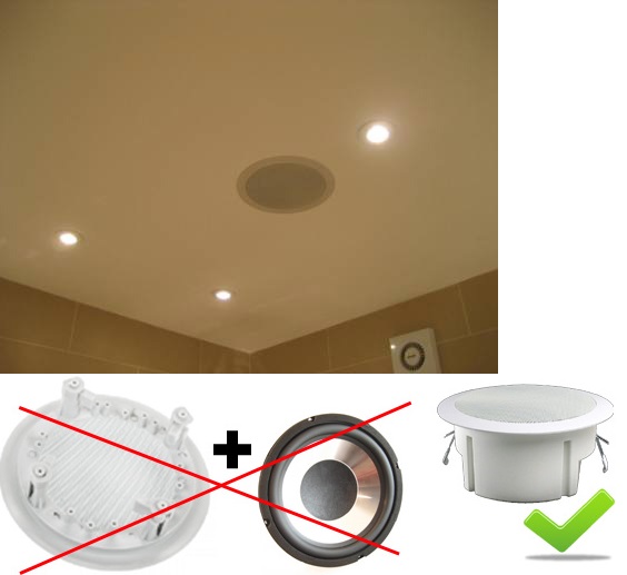 GŁOŚNIKI SUFITOWE TONSIL WZMACNIACZ RADIO USB AUX Komunikacja brak