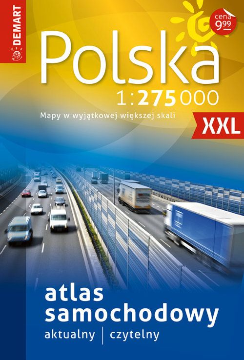 

Polska atlas samochodowy 1:275000 Mapa EUROPA17/18