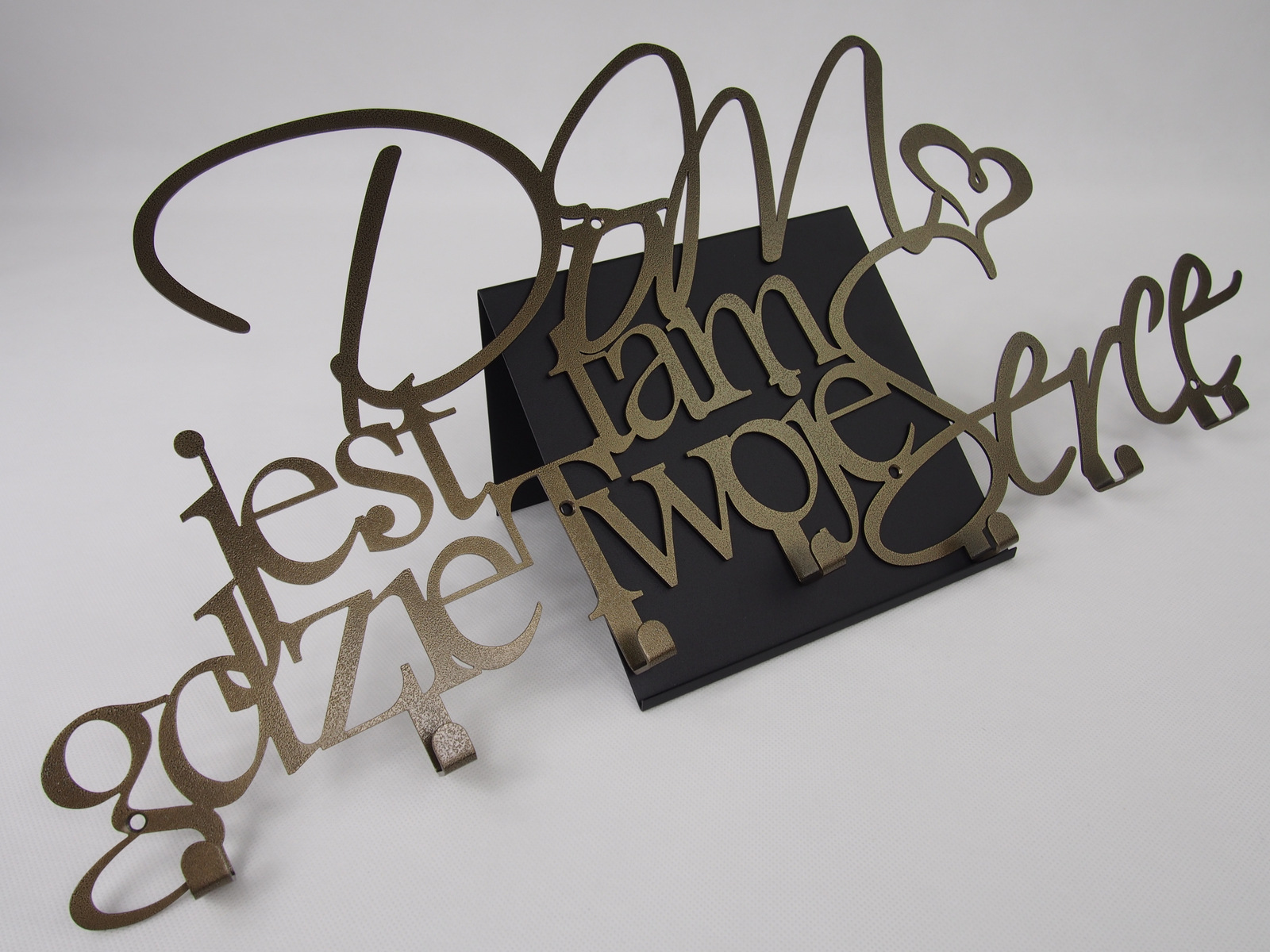 Wieszak ścienny na ubrania Bestseller z sentencją Głębokość mebla 2.5 cm