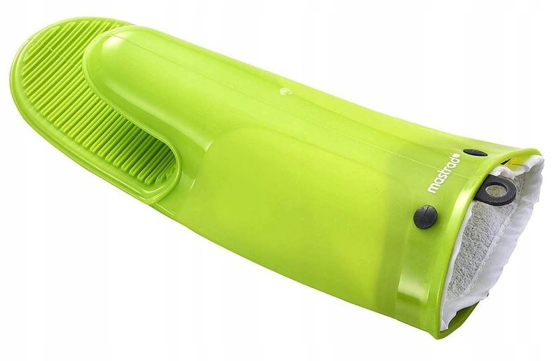 Silikonová mastrad rukavice z bavlny, vč. zelené barvy