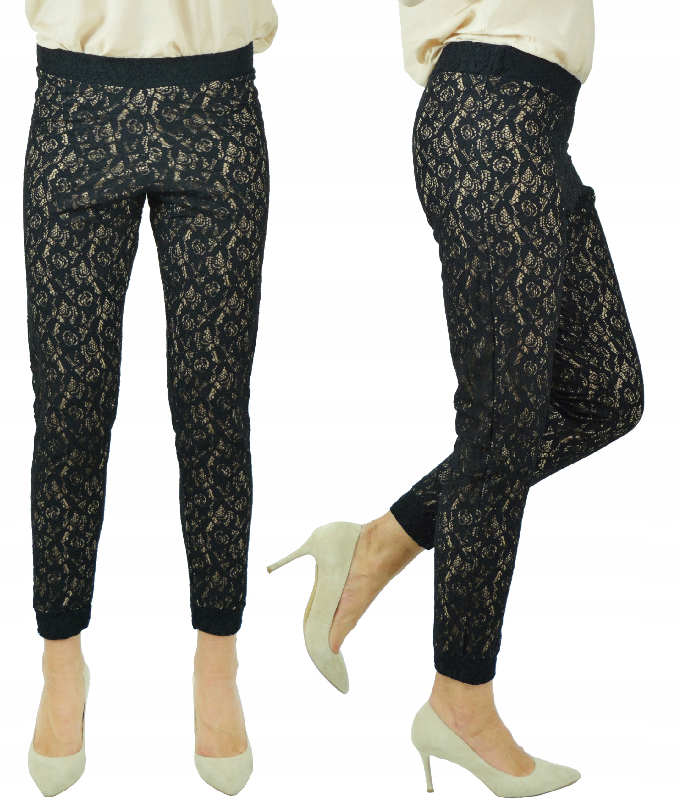 

Calzedonia spodnie dresowe koronkowe czarne S