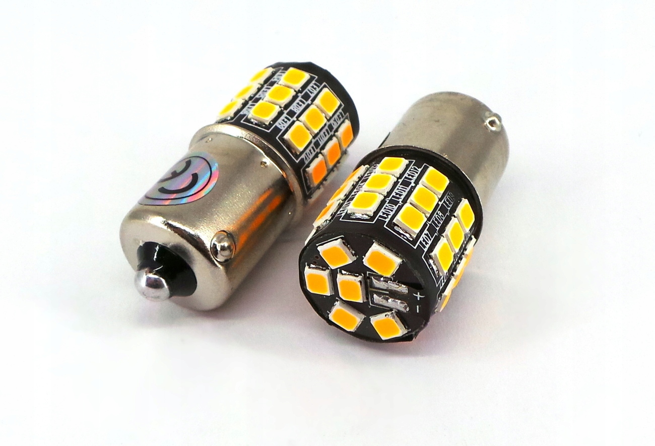 

żarówka Led pomarańcz BA15S 12V Canbus R10W P21W
