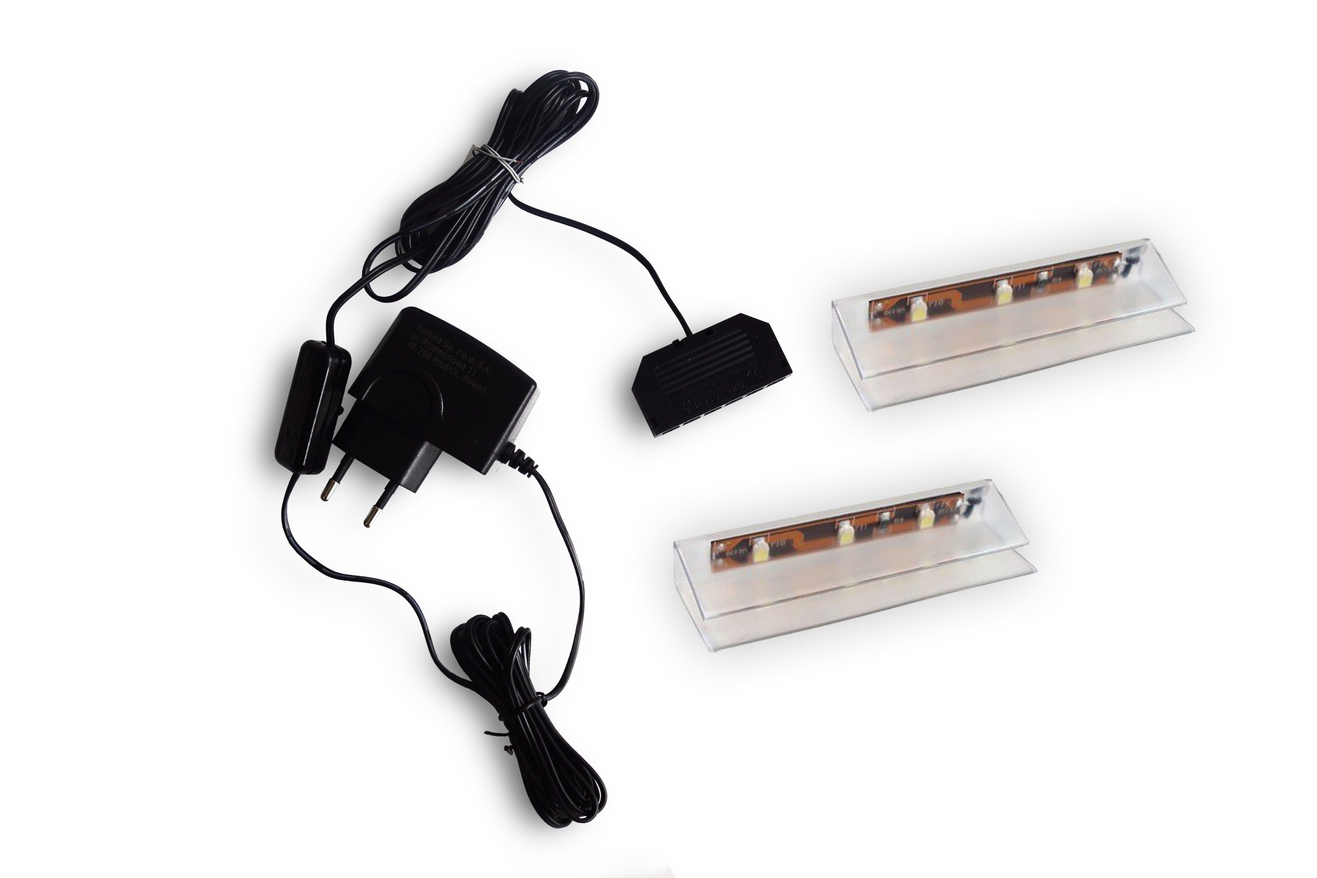 2 punktowe Oświetlenie LED czerwone - PÓŁKA