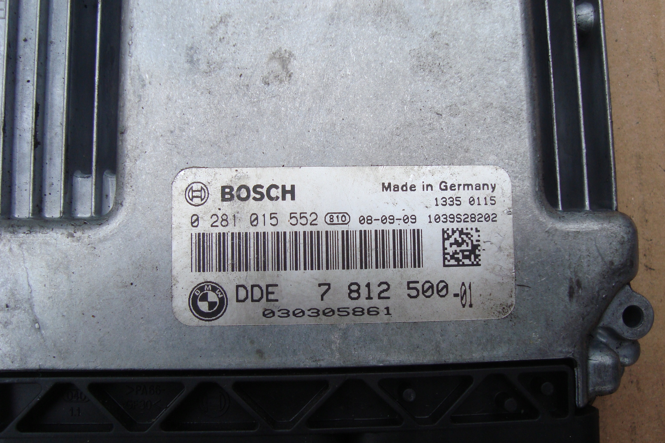 BMW E60 E61 KOMPUTER SILNIKA 7812500 2.0D M47N2 Numer katalogowy części 7812500