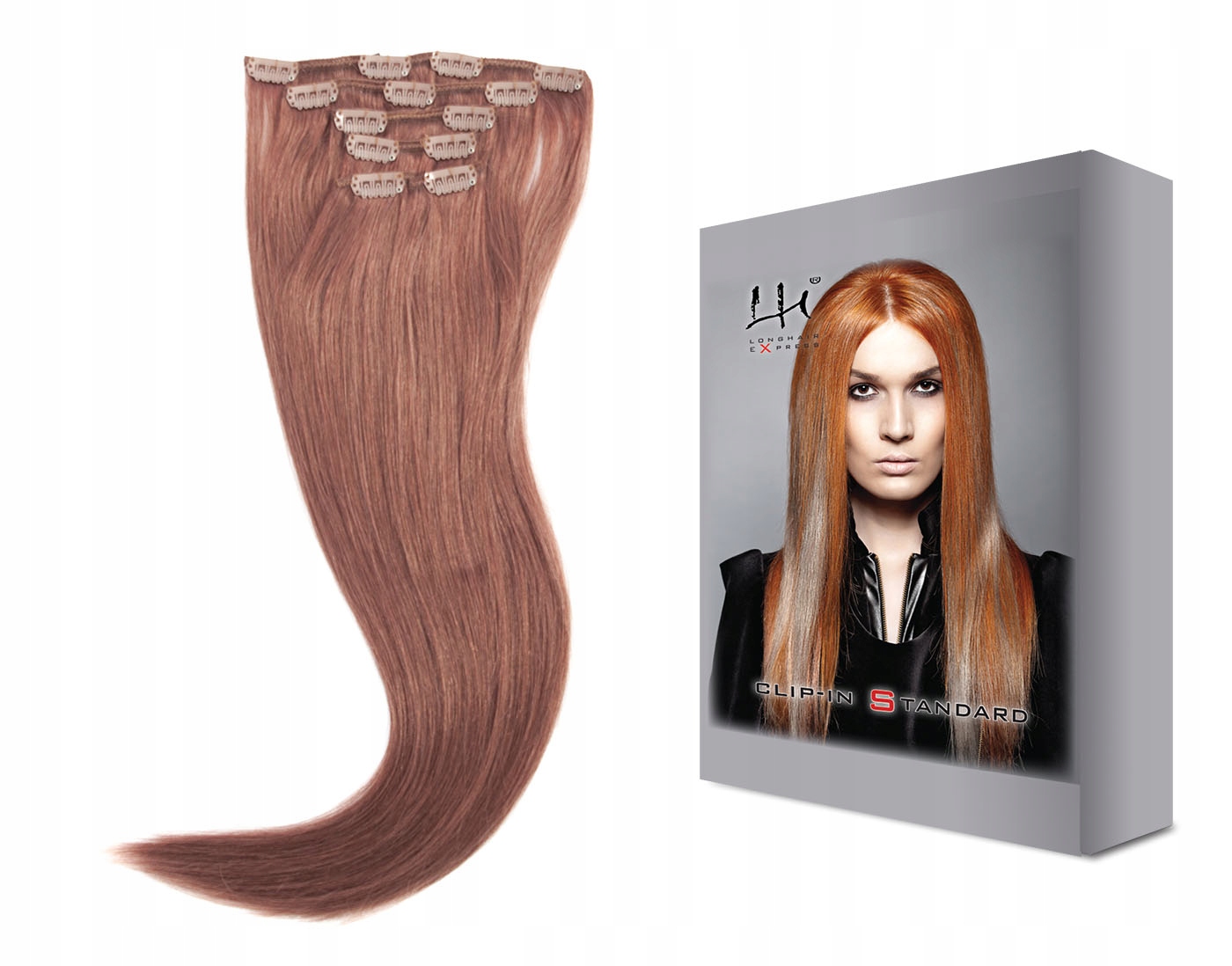 #33 40-45 cm 6dílná sada přírodních vlasů