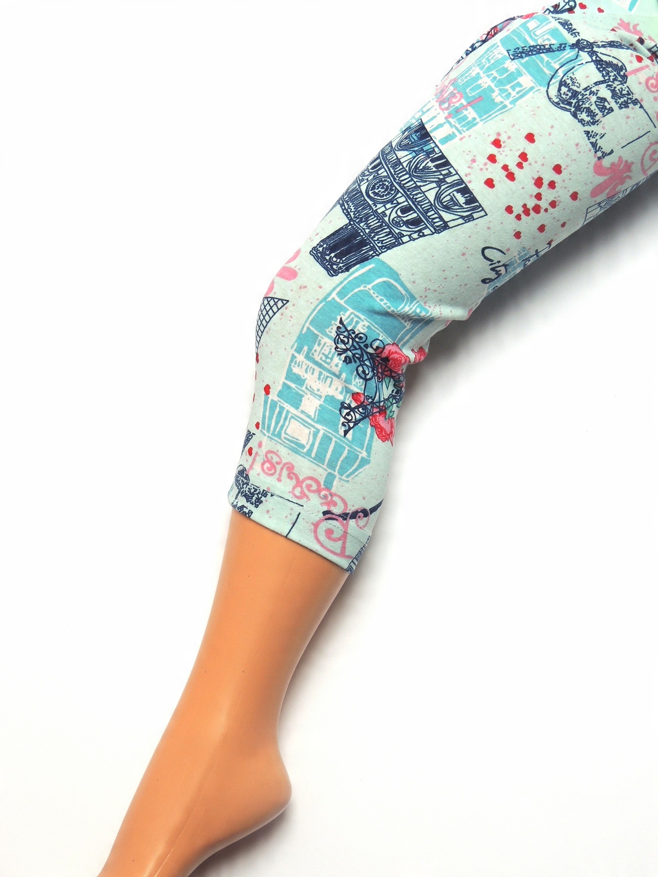 

legginsy wzory 3/4 getry Paris Nieb 152