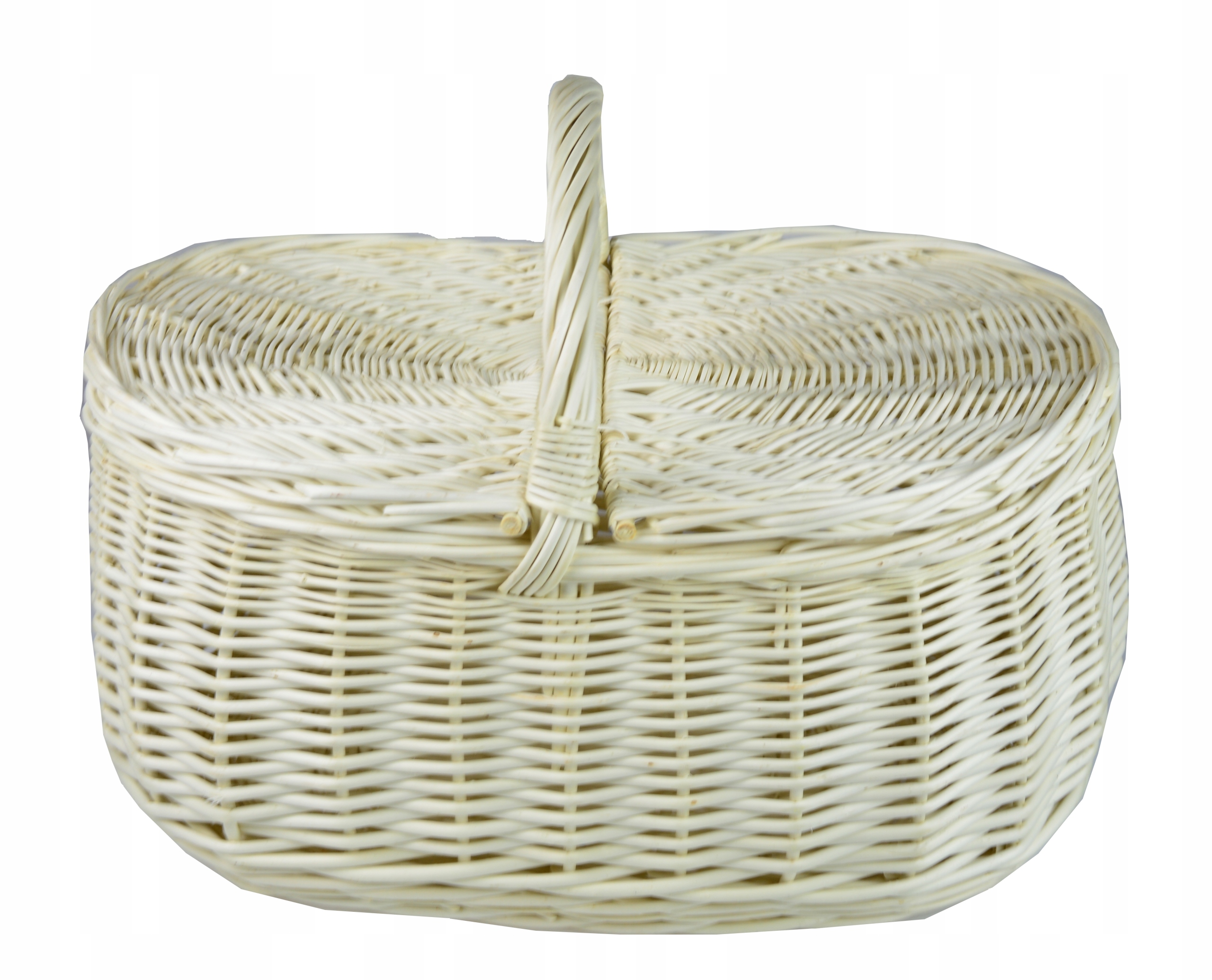 KOSZYK NA PIKNIK wiklinowy kosz PIKNIKOWY roz. L