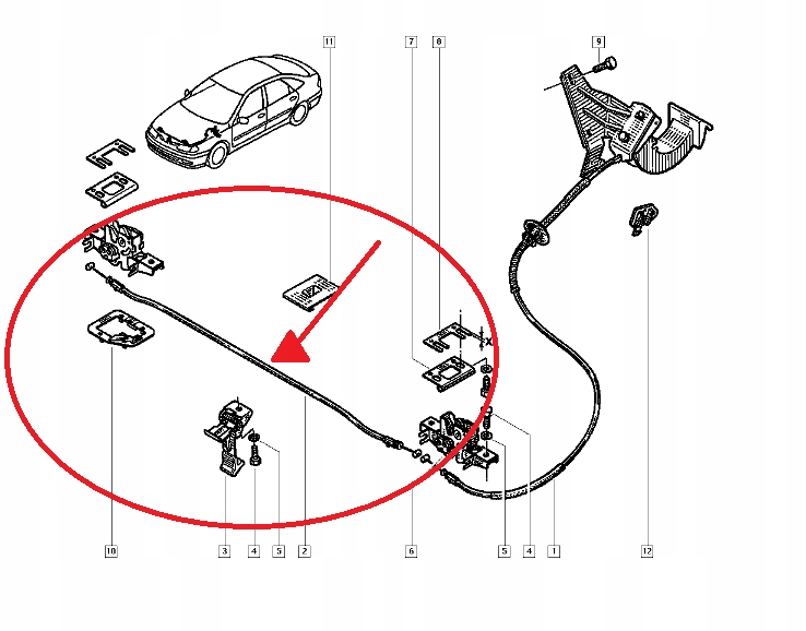 Как открыть капот рено меган 3 при обрыве тросика