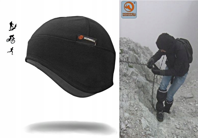 CZAPKA w całości z wiatroszczelnej MEMBRANY roz.M- Rozmiar M