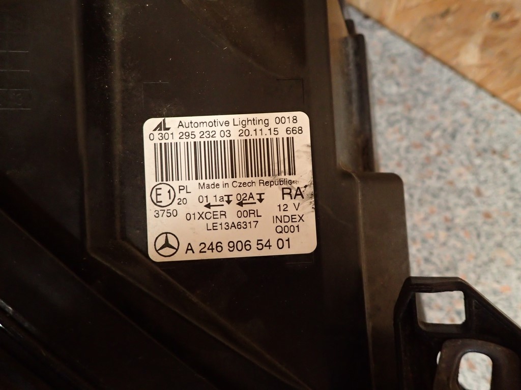 light right FULL LED MERCEDES B KLASA LIFT 246 15