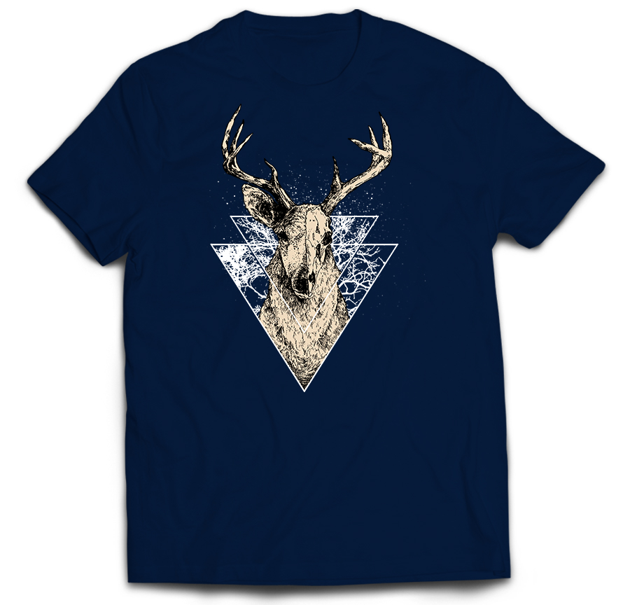 

Łoś Jeleń Rogi Deer Poroże Abstrakcja Prezent 3XL