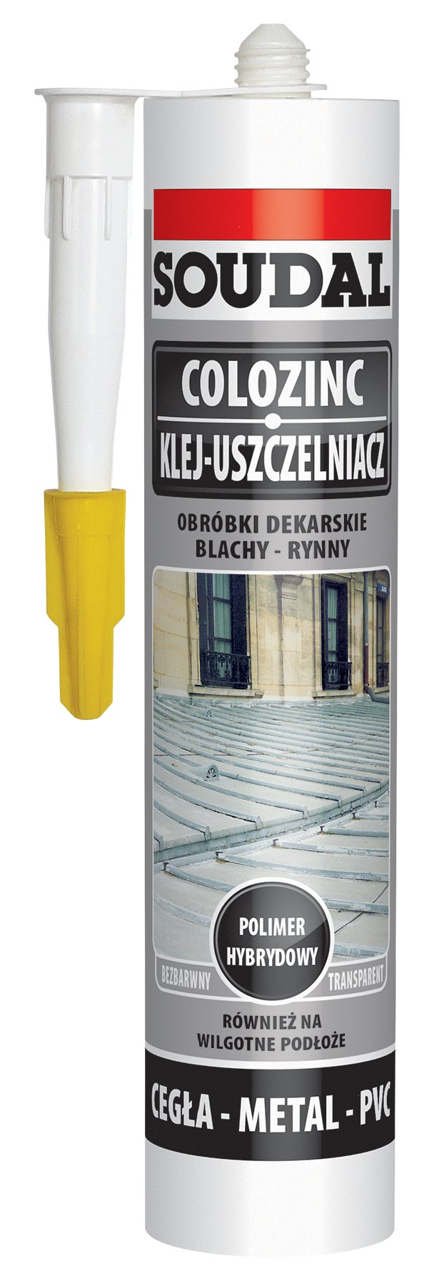 

Colozink Soudal klej do blach uszczelniacz szary