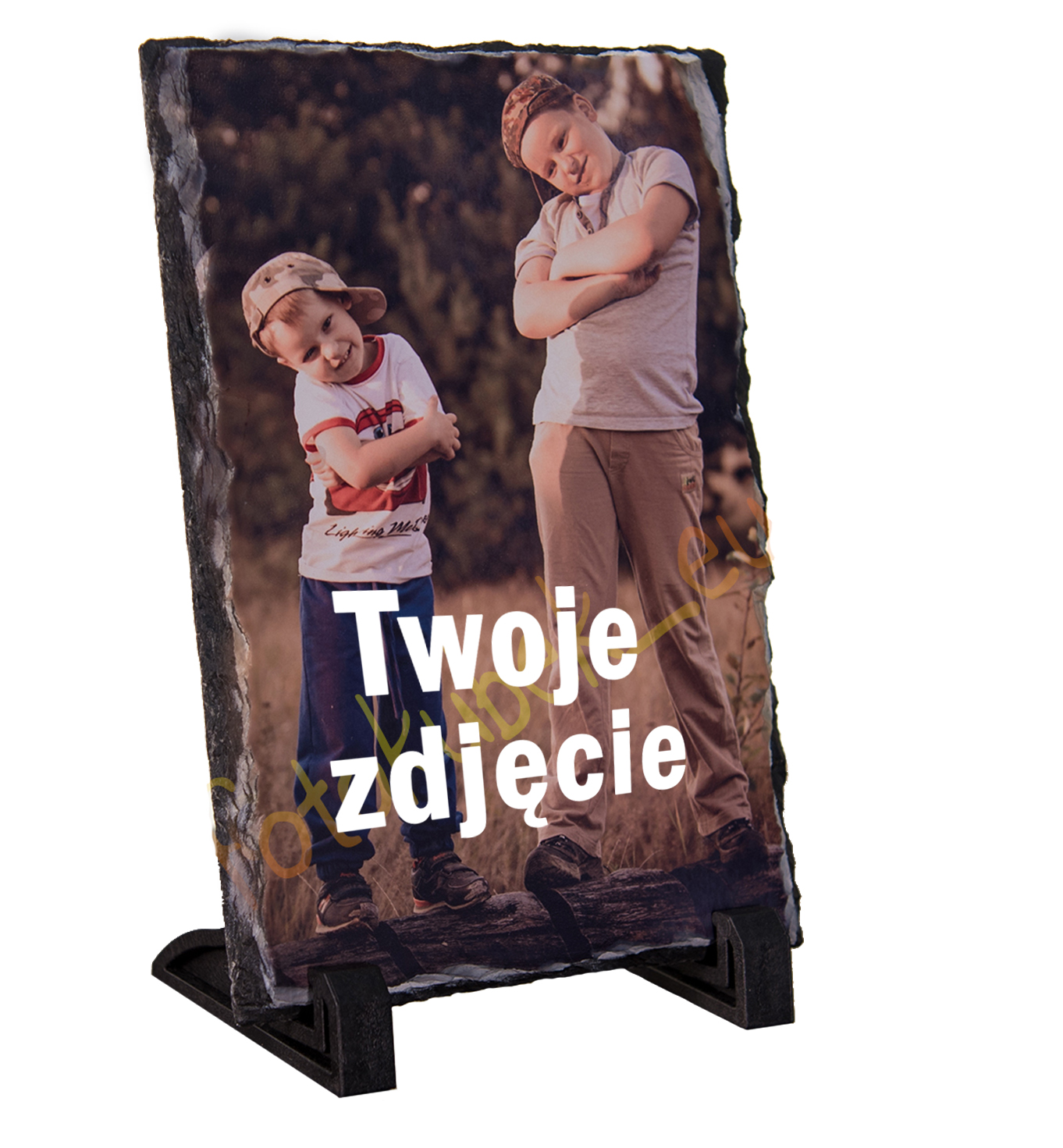 

Foto kamień z dowolnym zdjęciem własny nadruk