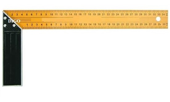 KĄTOWNIK MIERNICZY STALOWY STOLARSKI MIARA 300 MM