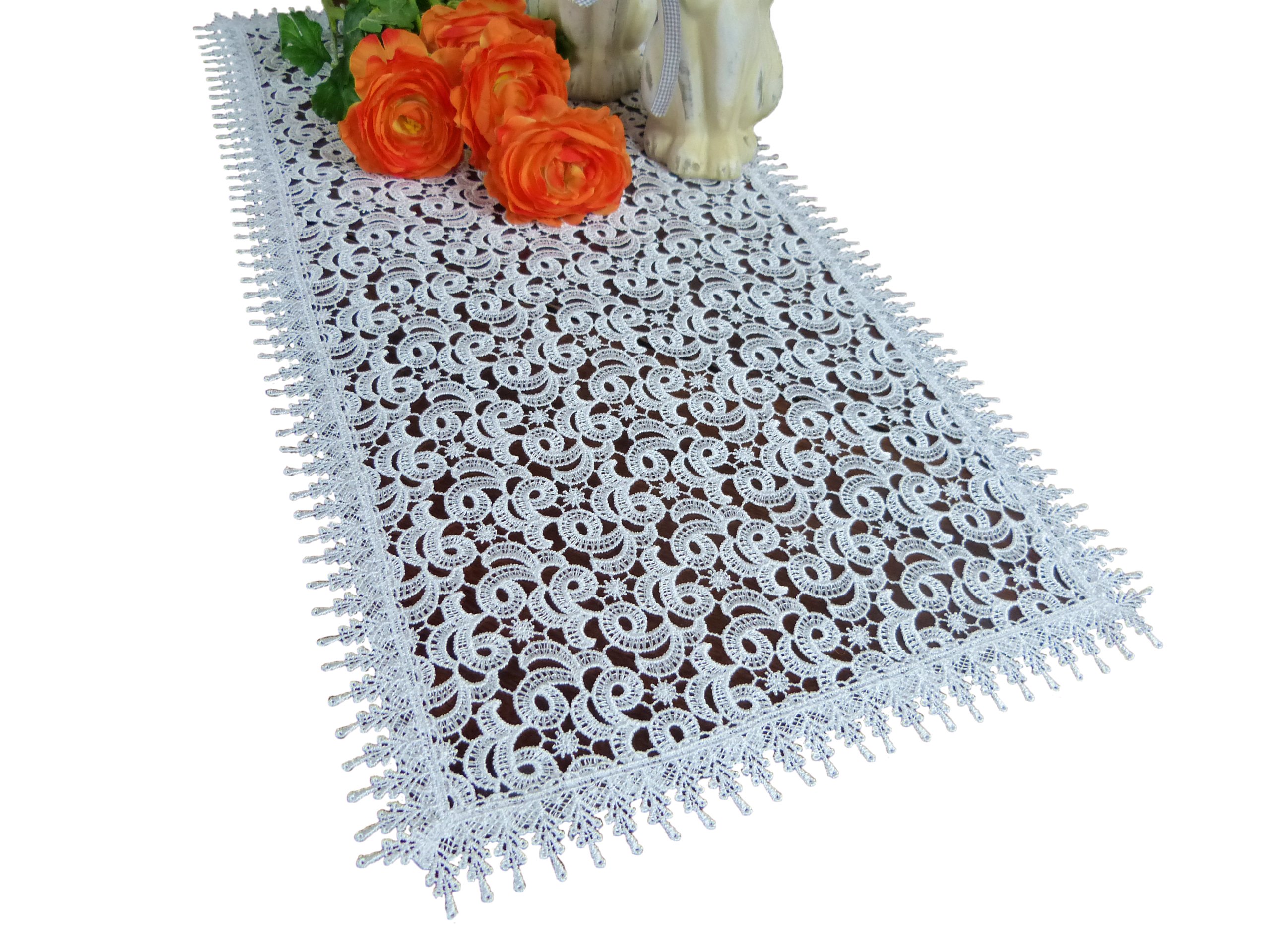 

Anna cudo bieżnik serweta gipiura 60x120 krem