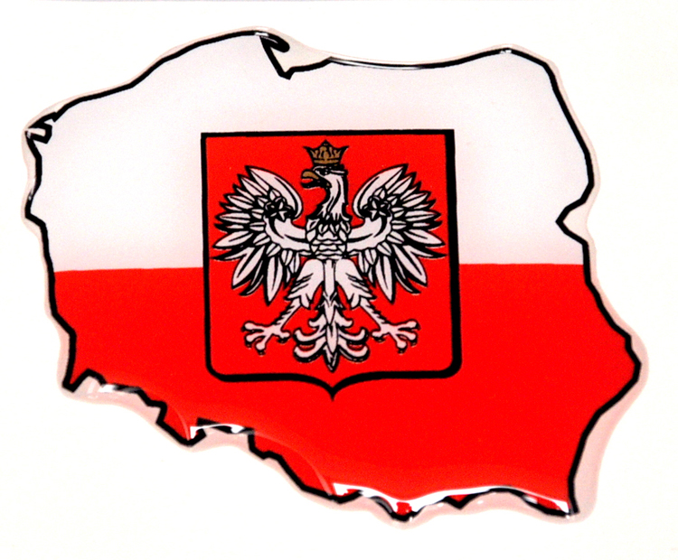

Naklejki Naklejka Emblemat Polska Z Godłem 3D