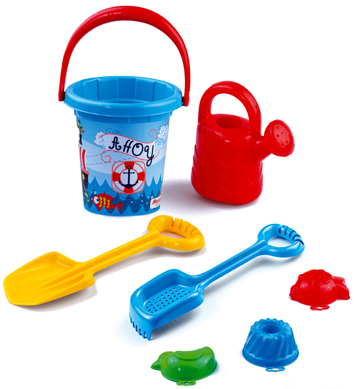 

Komplet Morski Do Piaskownicy Piasku Piachu Wiadro