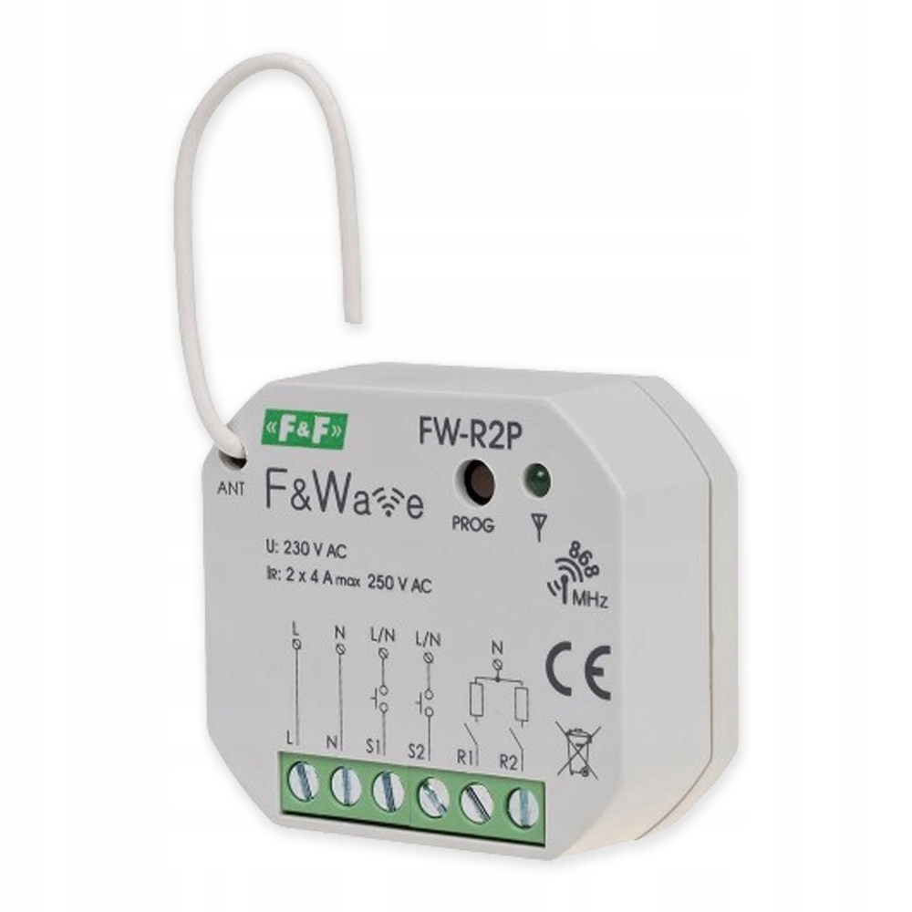 

F&f Przekaźnik Bistabilny Rf Ø60 2Z FW-R2P