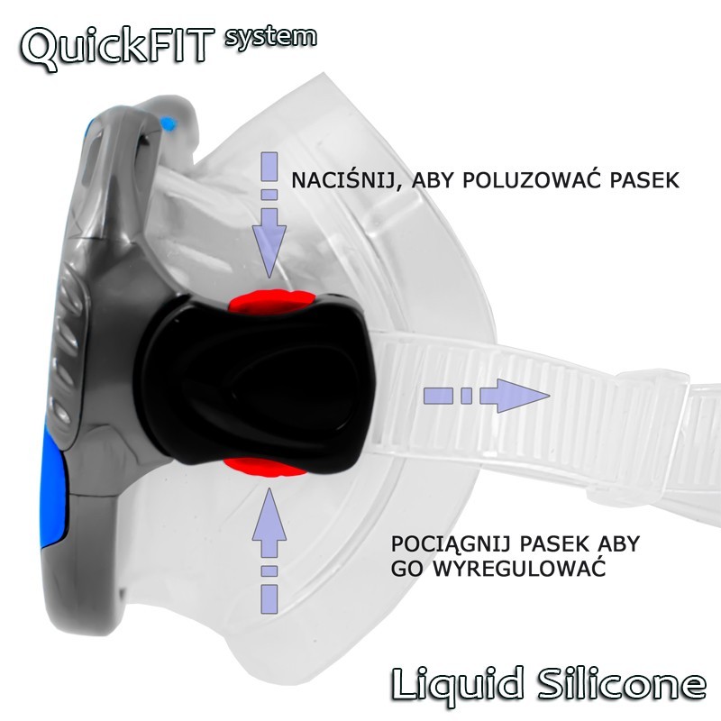 ZESTAW do nurkowania maska JAVA +SUCHA fajka ELBA Marka Aqua-Speed