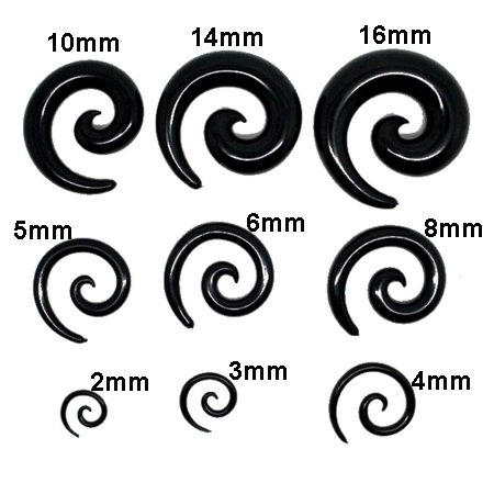ROZPYCHACZ EXPANDER SPIRALA PLUG TAPER czarny 14mm Marka Inna marka