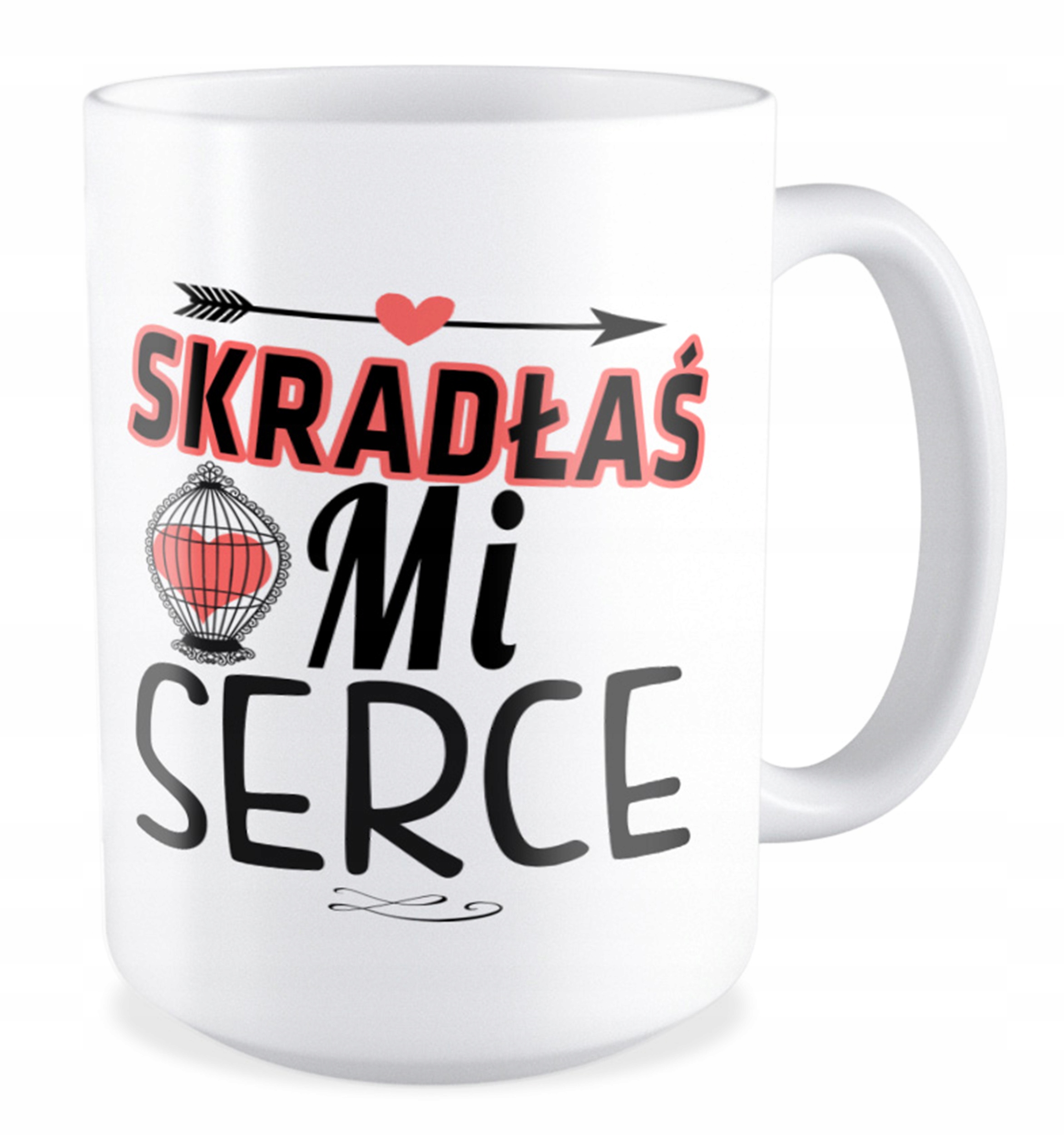 

Duży Kubek 450ml Na Walentynki Dla Zakochanych