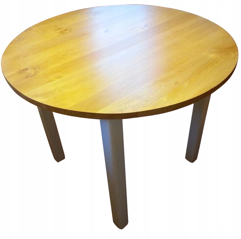 

Masywny stół okrągły śr. 90cm stolik Kolor