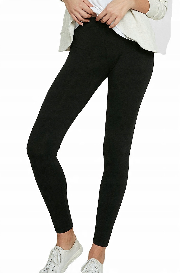 

Leginsy Damskie Legginsy Bambusowe Czarne M