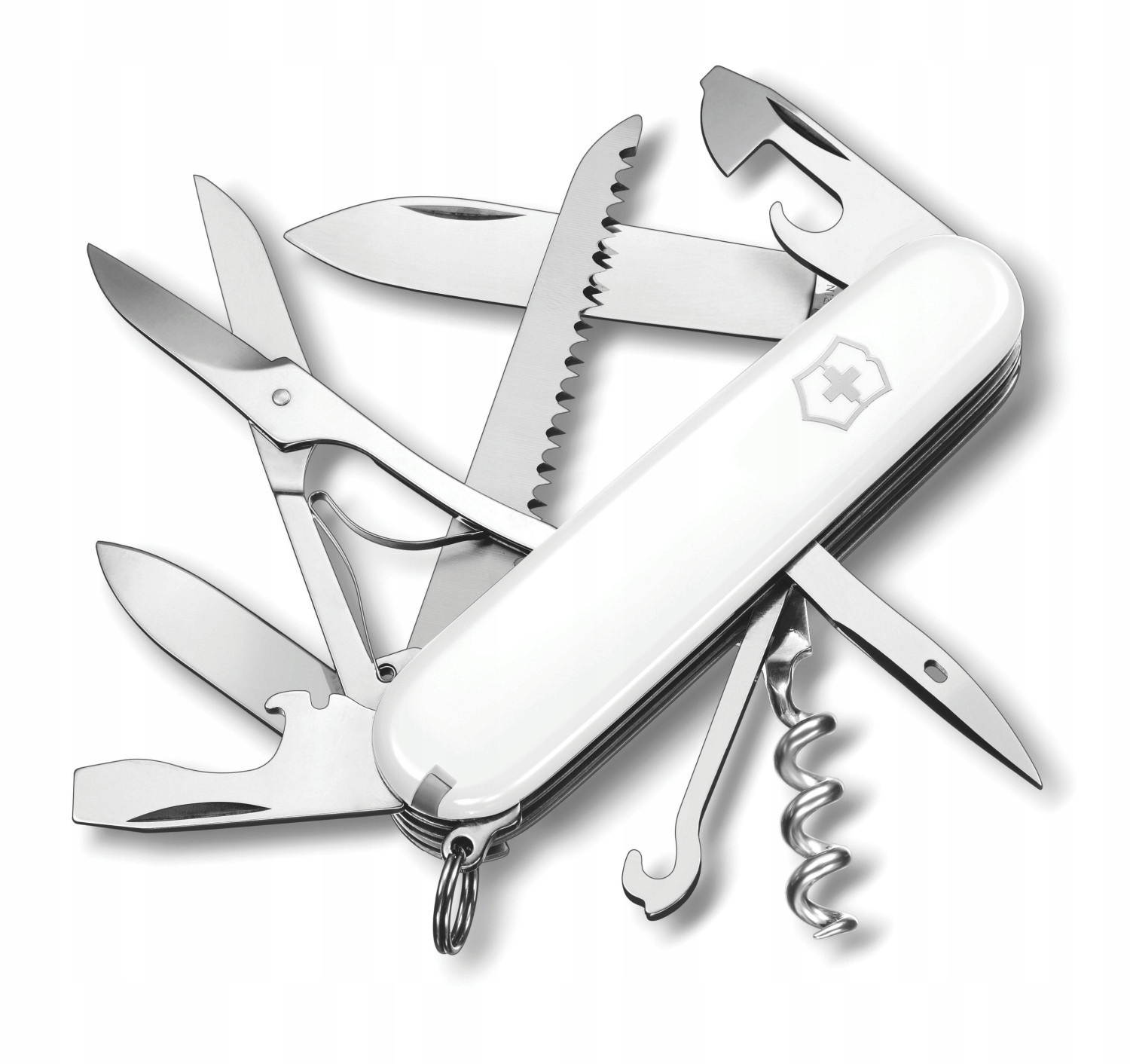 Victorinox 1.3713.7, scyzoryk Huntsman, 91 mm, 15 funkcji, biały
