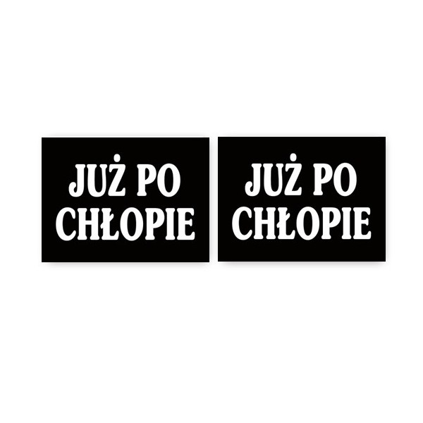 

Zabawne naklejki na buty obuwie ślub 2 szt.