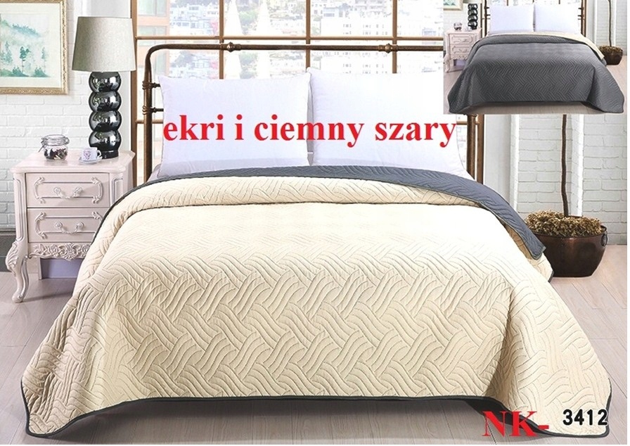 NARZUTA 160x200 na łóżko narzuty dwustronna kapa Materiał wykonania poliester