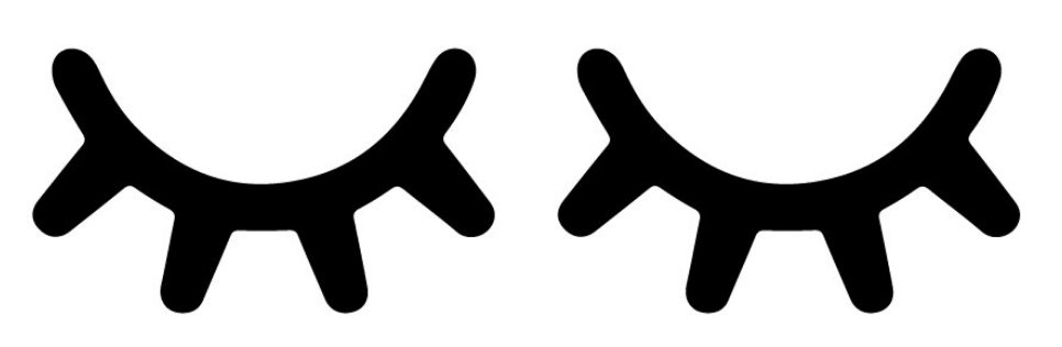 НАКЛЕЙКИ НА СТЕНУ НАКЛЕЙКА РЕСНИЦЫ СПЯЩИЕ ГЛАЗА