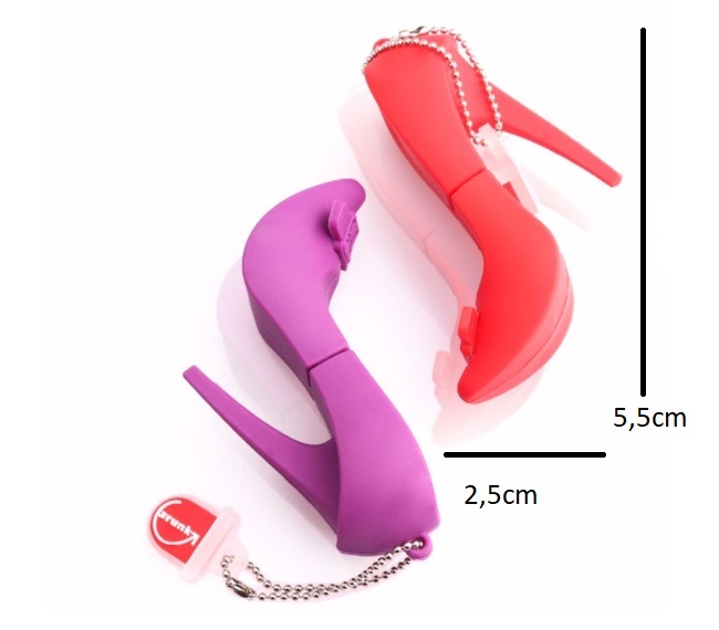 PENDRIVE USB 32 GB PANTOFEL SZPILKI FIOLETOWE BUTY Marka inna