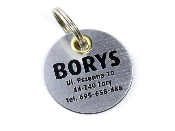 

Identyfikator Adresówka dla Psa, Kota Kółko