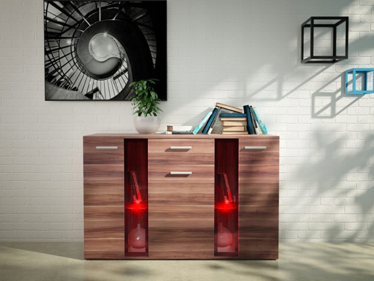 Oświetlenie LED do połek szklanych RGB 1pkt. Marka Furnica