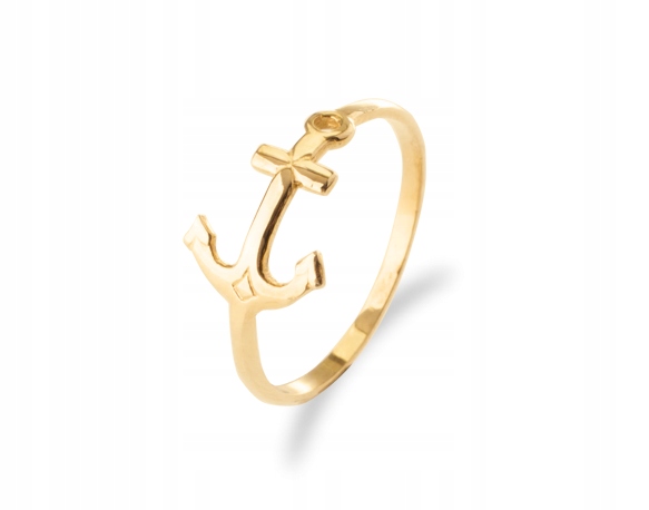 

Złoty Pierścionek Kotwica Anchor 333