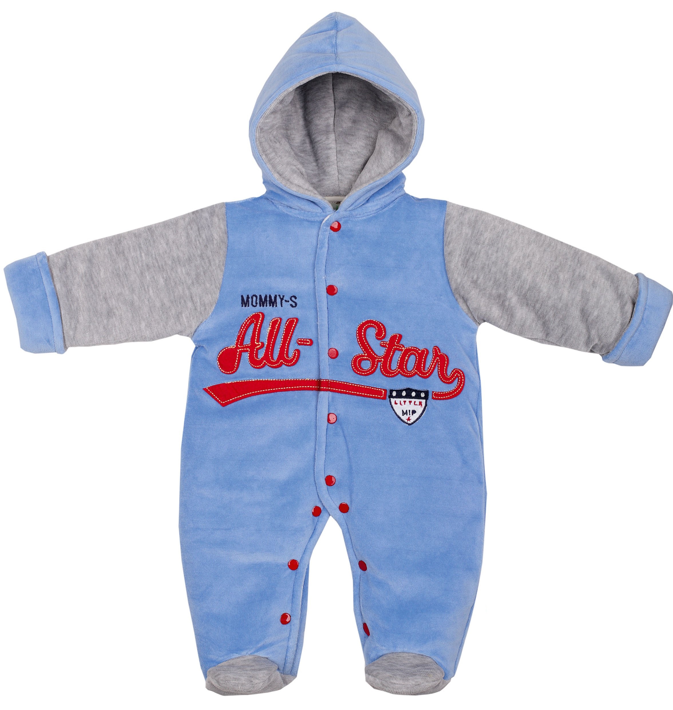 KOMBINEZON NIEMOWLĘCY WELURKOWY 62-68 CM (3-6M) Marka Inna marka