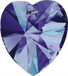 Swarovski - 6228 Heart Heliotrope 14,4x14 mm Rodzaj inny