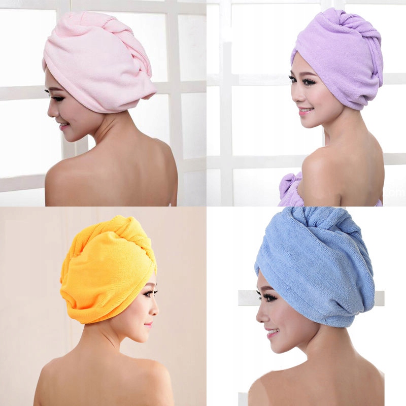 

Turban Na Głowę Ręcznik Do Włosów Dzieci Dorośli