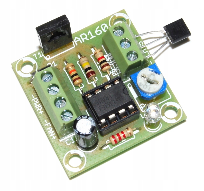 

AR160 Regulator obrotów wentylatora 12V 1.5A kit