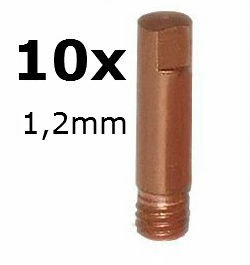 

Końcówka prądowa MB15, drut fi1,2 M6x25mm -10szt