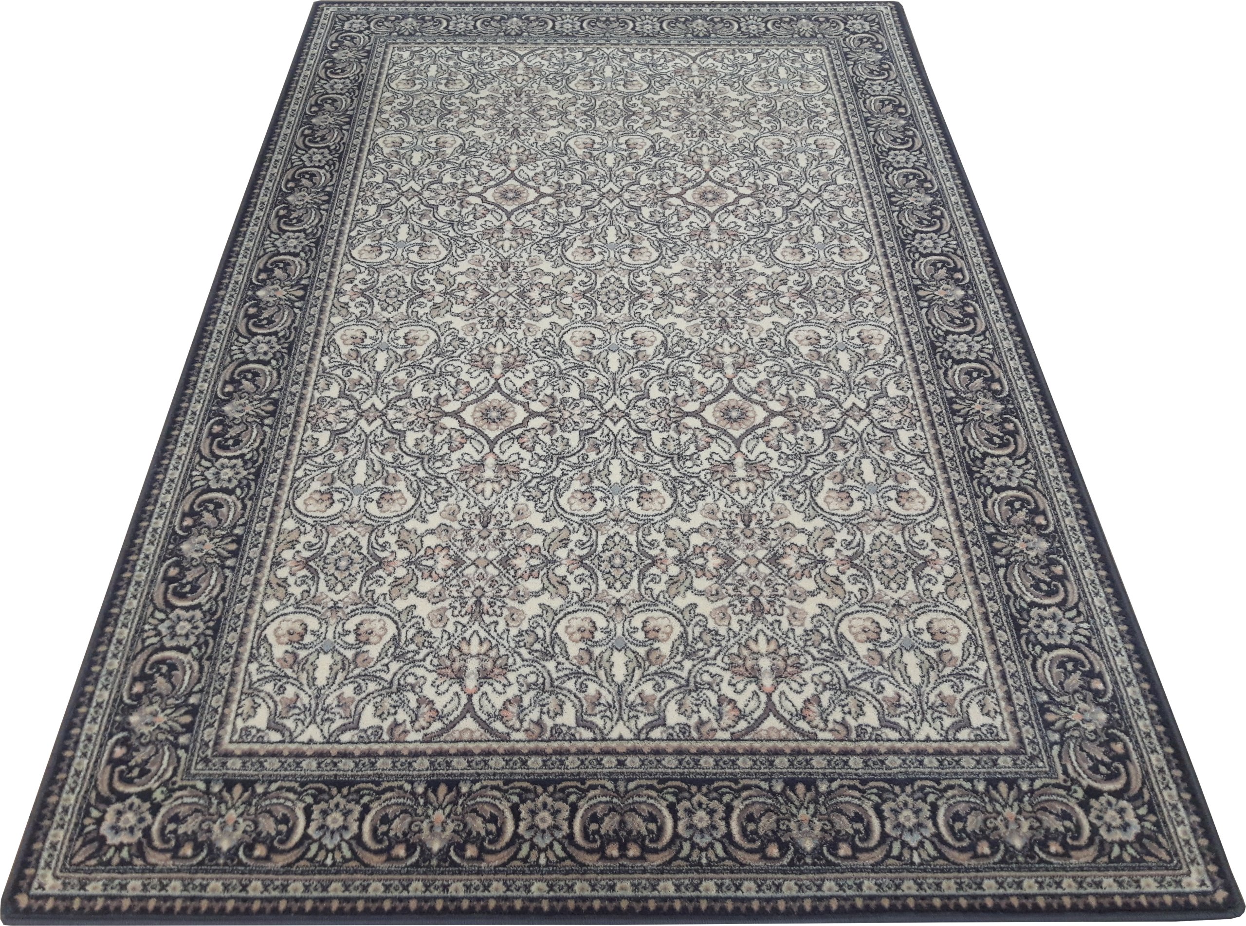 Dywan wełniany Isfahan Salamanka alabaster 200x300 szary alabastrowy orient
