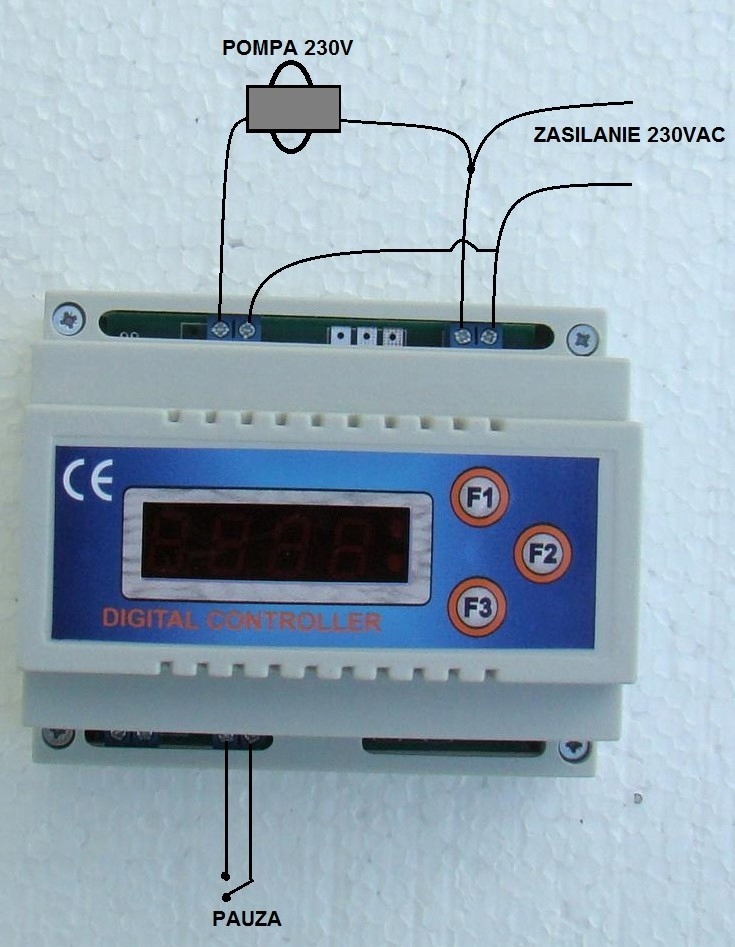 STEROWNIK CZASOWY WLACZNIK 4 TRYBY np CYKLICZNY Rodzaj programator czasowy