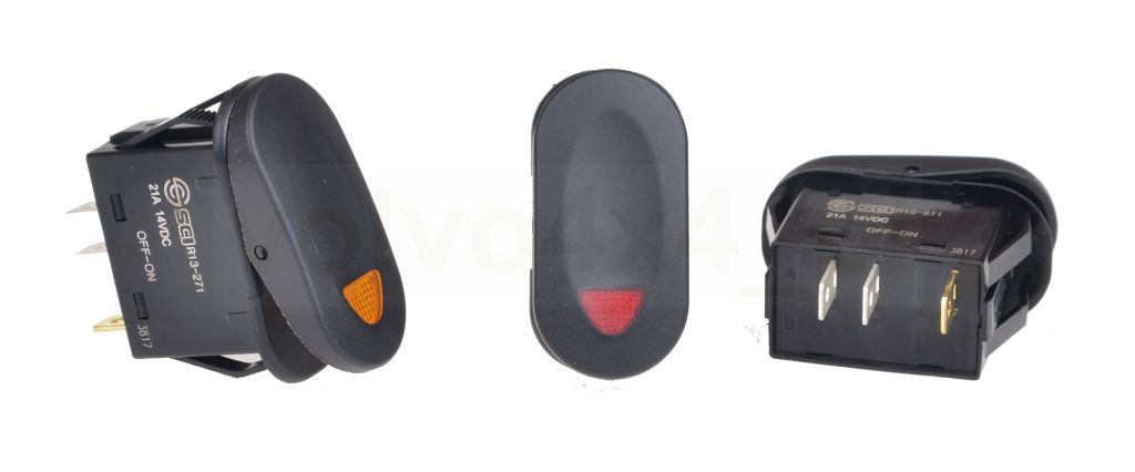 WŁĄCZNIK ROCKER SWITCH 21A 12V LAMPA PANEL LED Producent części SCI