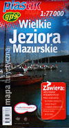 

Wielkie Jeziora Mazurskie mapa Turystyczna 1:77 00