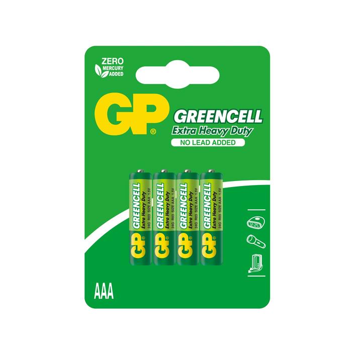 

Gp Greencell Baterie Zwykłe R3 Aaa 1.5V 4szt.