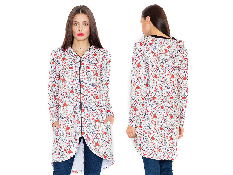 

zasuwana Bluza z Kapturem asymetryczna 42 XL
