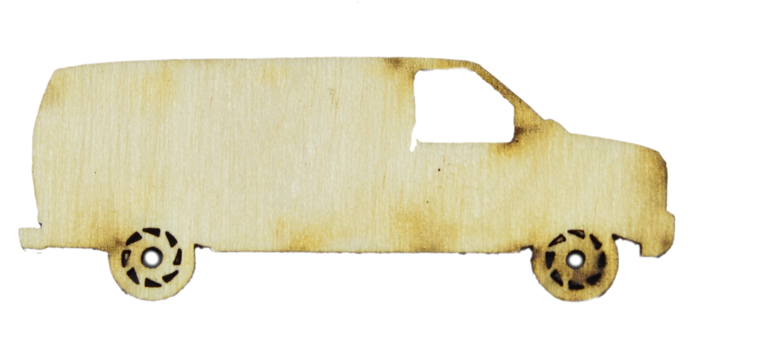 Drewniane scrapki Van 10cm decoupage